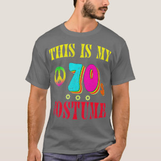 Camiseta Este es mi disfraz de 70 años, retro vintage de 70