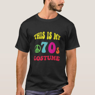 Camiseta Este es mi disfraz de 70, diseño gráfico divertido