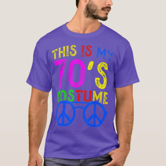 Camiseta Este es mi disfraz de 70, divertida Halloween de l