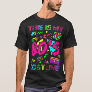 Camiseta Este Es Mi Disfraz De 80 Años, Hombres De Los Fies