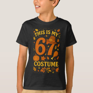 Camiseta Este es mi disfraz de Acción de Gracias 67 número
