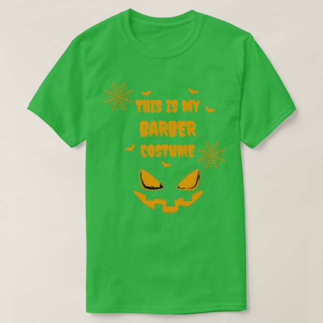 Camiseta Este Es Mi Disfraz De Barber (Diseño del anverso)