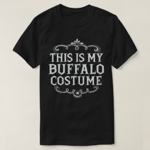 Camiseta Este Es Mi Disfraz De Búfalo Famoso Halloween