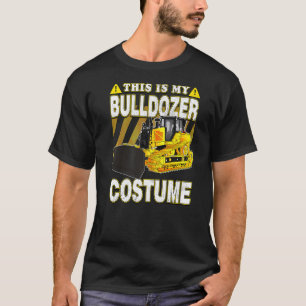 Camiseta Este Es Mi Disfraz De Bulldozer