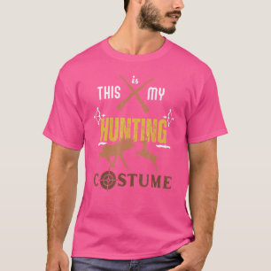 Camiseta Este es mi disfraz de caza para hombres cazadores