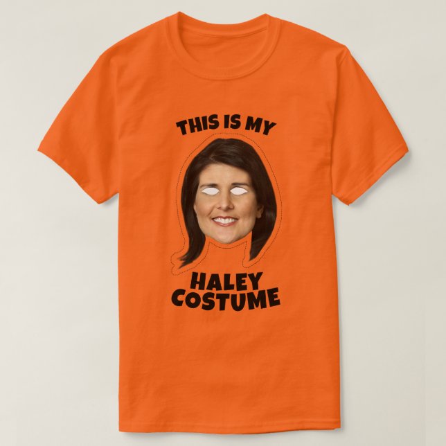 Camiseta Este es mi disfraz de Haley (Diseño del anverso)