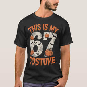 Camiseta Este Es Mi Disfraz De Halloween 67 