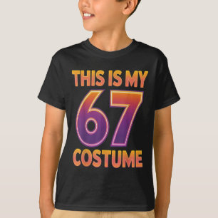 Camiseta Este es mi disfraz de Halloween 67 número 6 7 meme