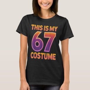 Camiseta Este Es Mi Disfraz De Halloween 67 Número 6 7 Meme