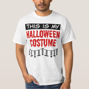 Camiseta Este es mi disfraz de Halloween Arañas Murciélagos