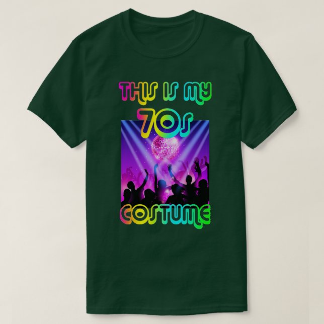 Camiseta Este es mi disfraz de Halloween de 1970 (Diseño del anverso)