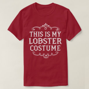 Camiseta Este Es Mi Disfraz De Halloween De Lobster Gracios