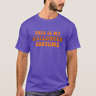 Camiseta Este es mi disfraz de Halloween divertido retro de