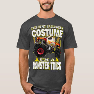 Camiseta Este es mi disfraz de Halloween soy un camión mons