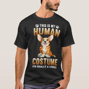Camiseta Este es mi disfraz de humano, realmente soy un Cor