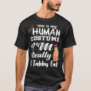 Camiseta Este Es Mi Disfraz De Humano Soy Realmente Un Gato