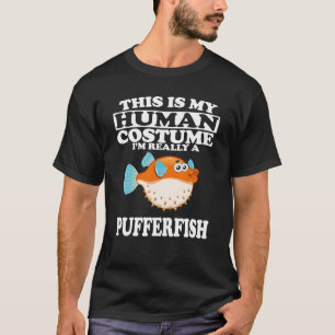 Camiseta Este Es Mi Disfraz De Humano Soy Realmente Un Pez