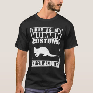 Camiseta Este Es Mi Disfraz De Humano Soy Realmente Una Nut