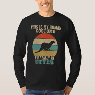 Camiseta Este Es Mi Disfraz De Humano Soy Realmente Una Nut