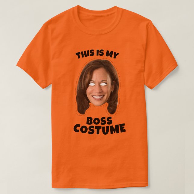Camiseta Este es mi disfraz de jefe Kamala Harris (Diseño del anverso)