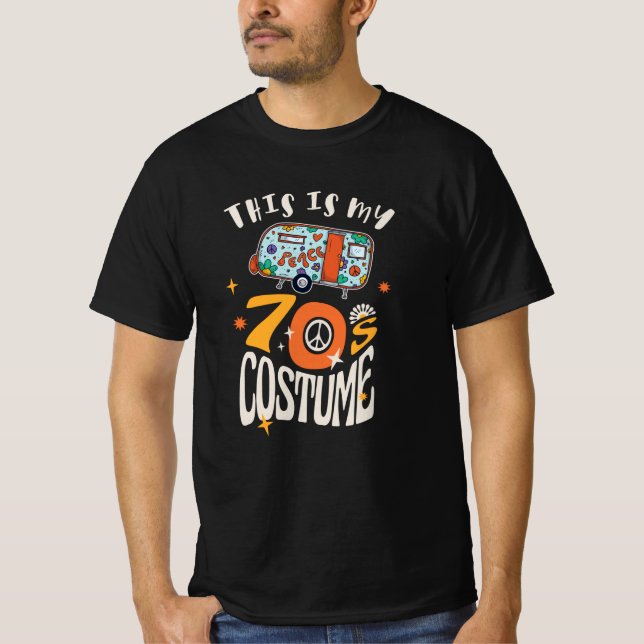 Camiseta Este es mi disfraz de los 70 (Anverso)