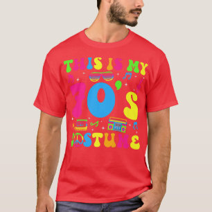 Camiseta Este es mi disfraz de los 70 Fiesta de Halloween d