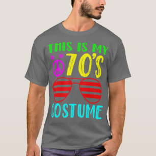 Camiseta Este Es Mi Disfraz De Los 70 Funny Halloween 70's 