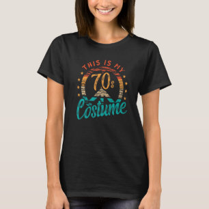 Camiseta Este Es Mi Disfraz De Los 70s Dj De Disco Pista De