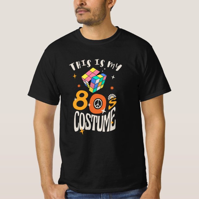 Camiseta Este es mi disfraz de los 80 (Anverso)