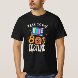 Camiseta Este es mi disfraz de los 80