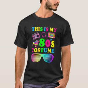 Camiseta Este Es Mi Disfraz De Los 80 Para Las Mujeres Homb