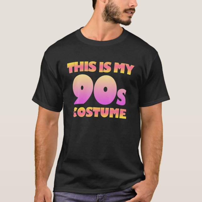 Camiseta Este Es Mi Disfraz De Los 90 De Halloween. (Anverso)