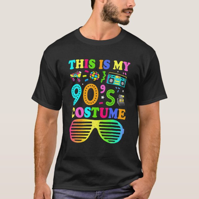 Camiseta Este Es Mi Disfraz De Los 90 En Halloween Fiesta D (Anverso)