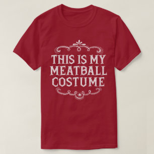 Camiseta Este Es Mi Disfraz De Meatball, Famoso Halloween L
