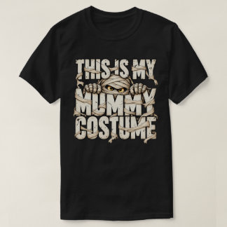 Camiseta Este Es Mi Disfraz De Momia Divertido Halloween Es