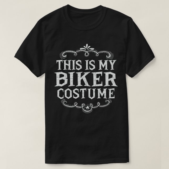 Camiseta Este es mi disfraz de motociclismo: Halloween pere (Diseño del anverso)
