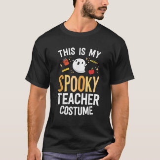 Camiseta Este es mi disfraz de profesor espeluznante Kawaii