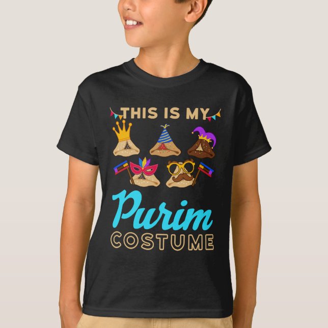 Camiseta Este Es Mi Disfraz De Purim (Anverso)