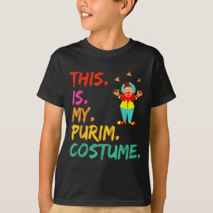 Camiseta Este es mi disfraz de purim payaso divertido