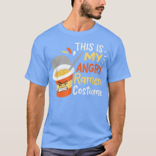 Camiseta Este Es Mi Disfraz De Ramen Enojado