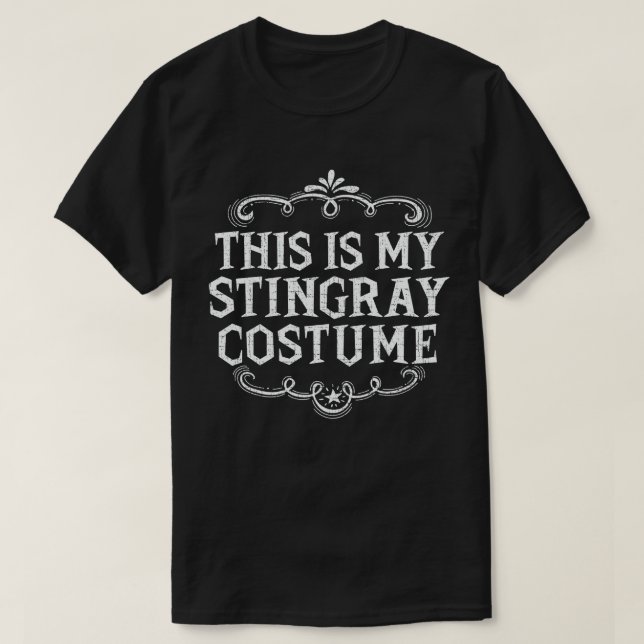 Camiseta Este Es Mi Disfraz De Stingray Gracioso Halloween (Diseño del anverso)
