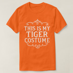 Camiseta Este es mi disfraz de tigre Divertido Halloween Pe