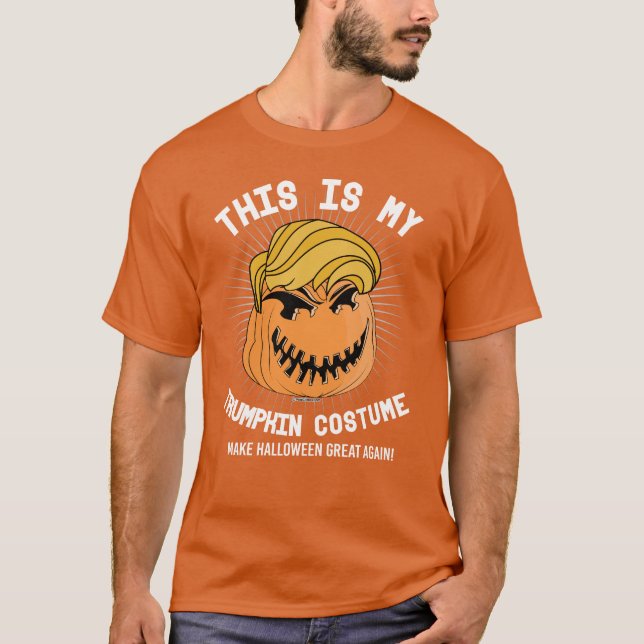 Camiseta Este es mi disfraz de Trumpkin - Haz grande a Hall (Anverso)