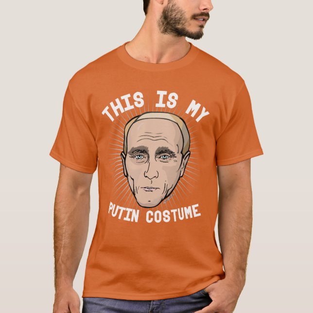 Camiseta Este es mi disfraz de Vladimir Putin (Anverso)