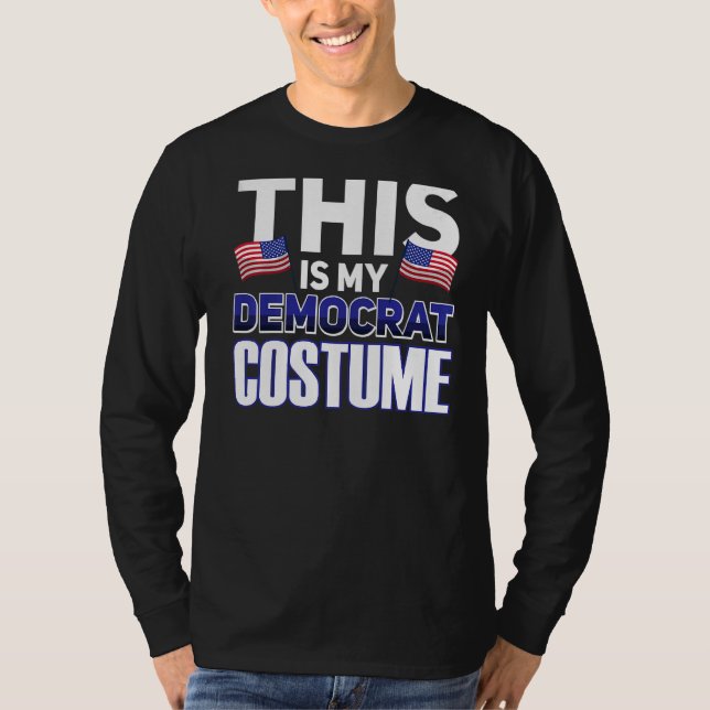 Camiseta Este Es Mi Disfraz Demócrata (Anverso)