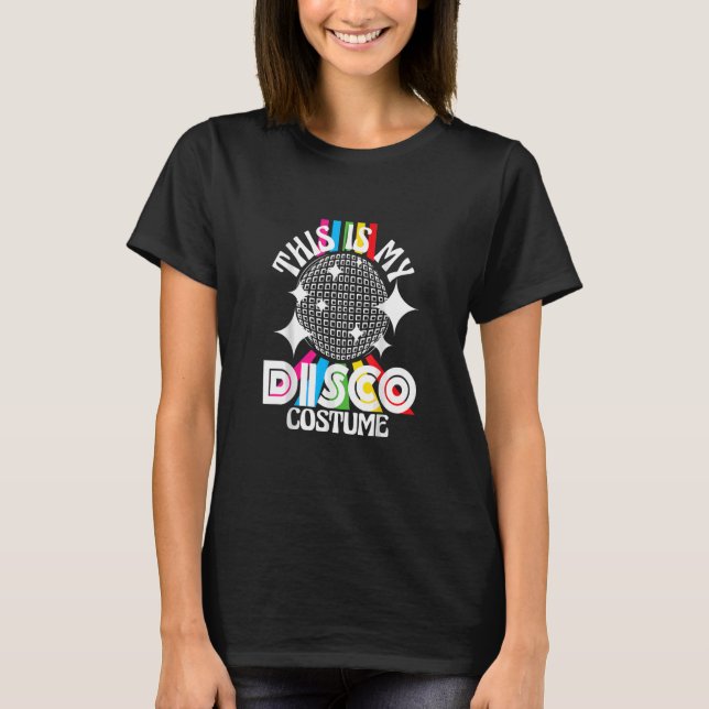 Camiseta Este es mi disfraz disco 1970 Funky Fiesta 70s Gro (Anverso)