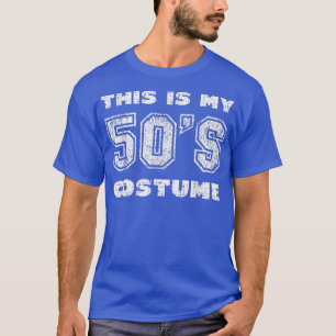 Camiseta Este es mi disfraz divertida de Halloween de 50's
