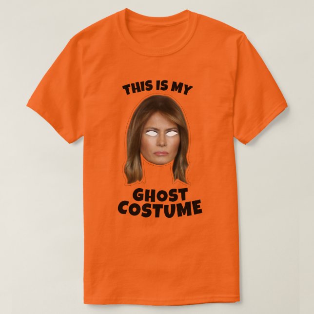 Camiseta Este es mi disfraz fantasma de Melania Trump (Diseño del anverso)