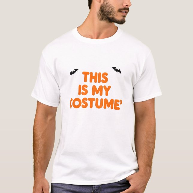 Camiseta Este Es Mi Disfraz (Halloween) (Anverso)