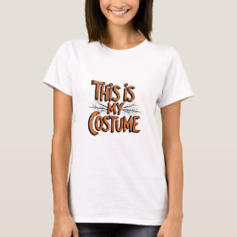 Camiseta Este es mi disfraz Halloween